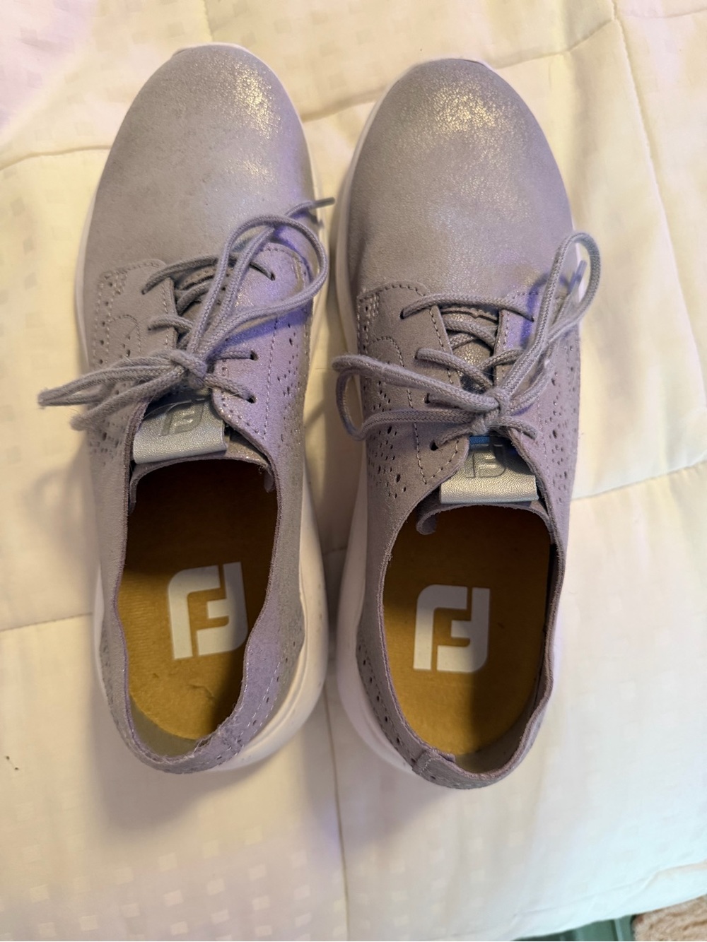 FootJoy silver Lace-Up Athletic Shoes